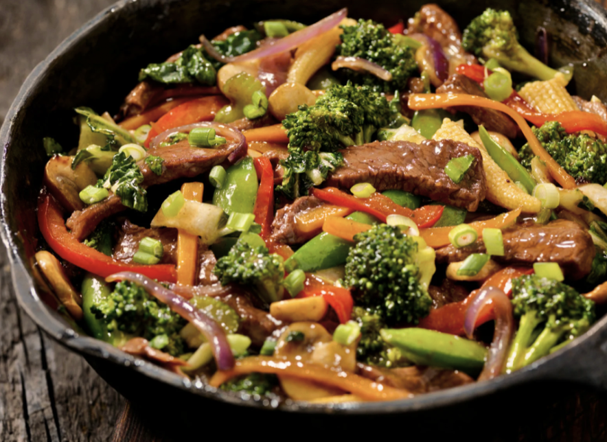 Summer Bison Stir-Fry with Fresh Ontario Vegetables