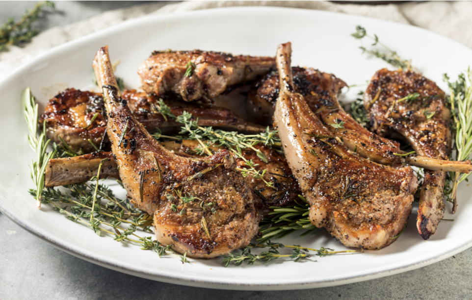 Autumn-Spiced Tomahawk Lamb Chops